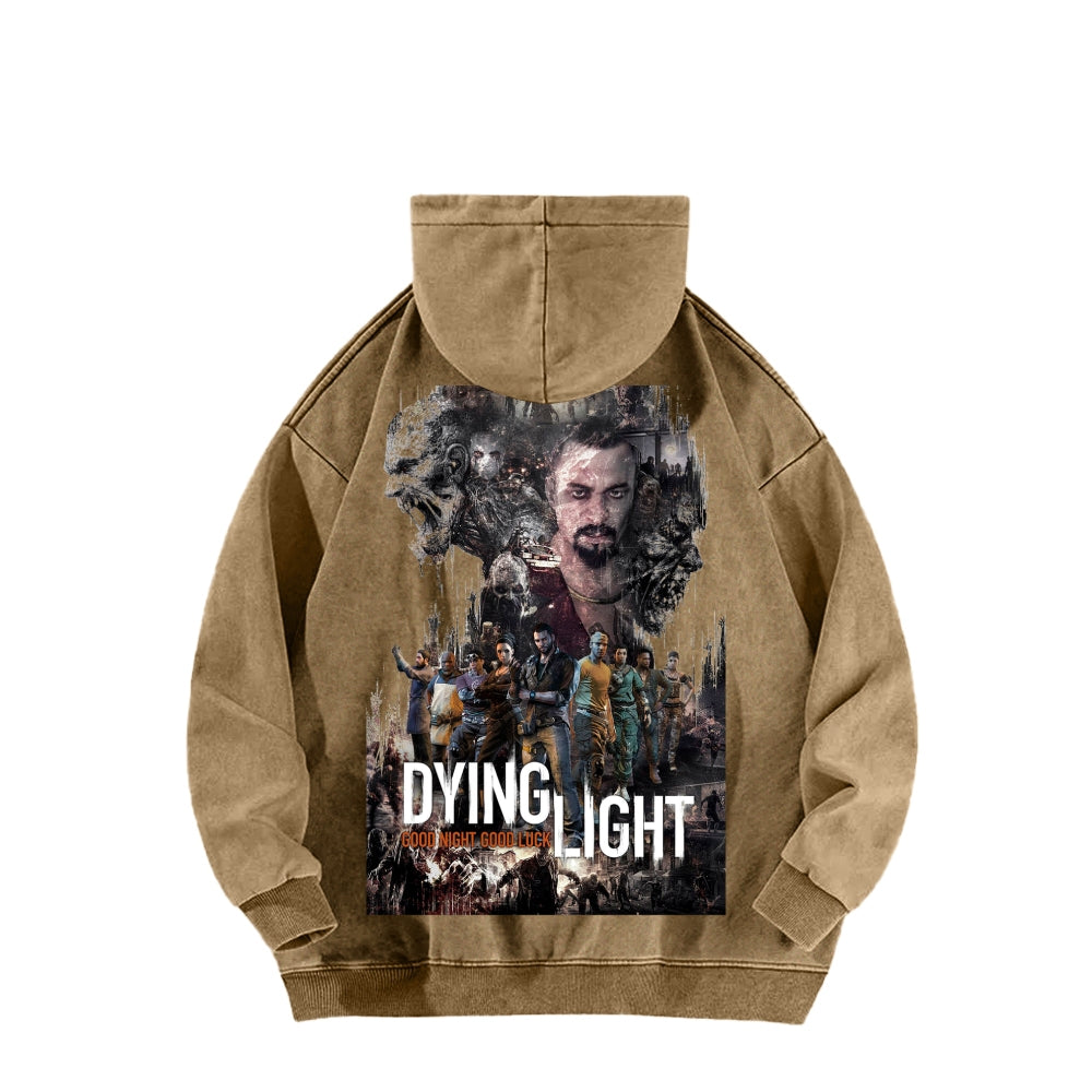 Dying Light Unisex Washed Hoodie 2605000930
