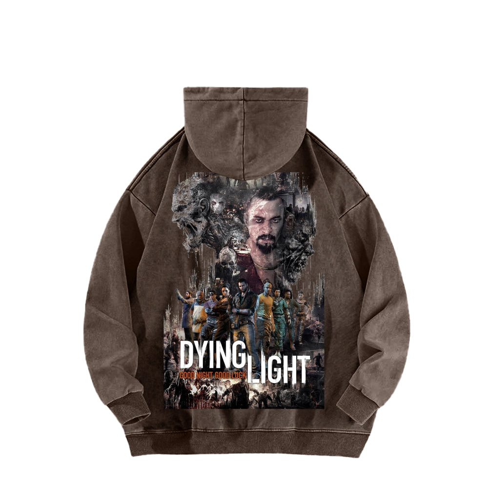 Dying Light Unisex Washed Hoodie 2605000930