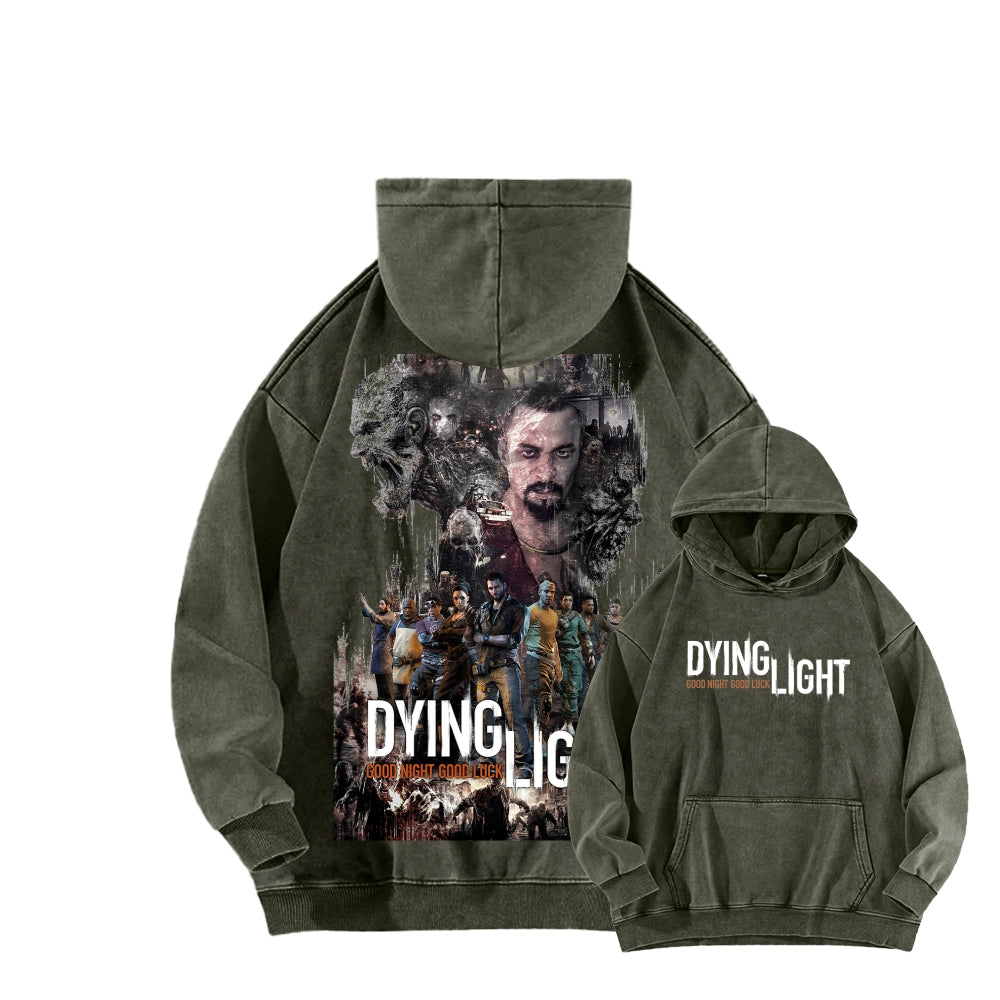 Dying Light Unisex Washed Hoodie 2605000930