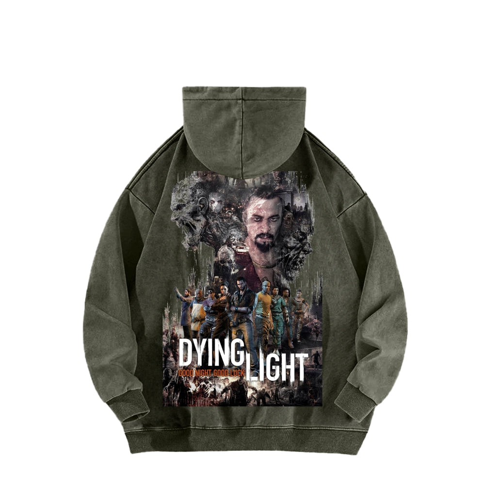 Dying Light Unisex Washed Hoodie 2605000930