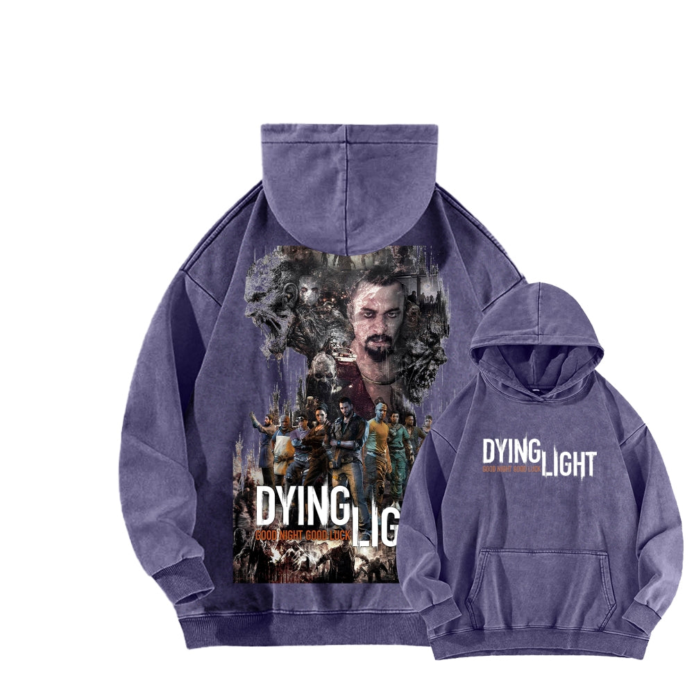 Dying Light Unisex Washed Hoodie 2605000930