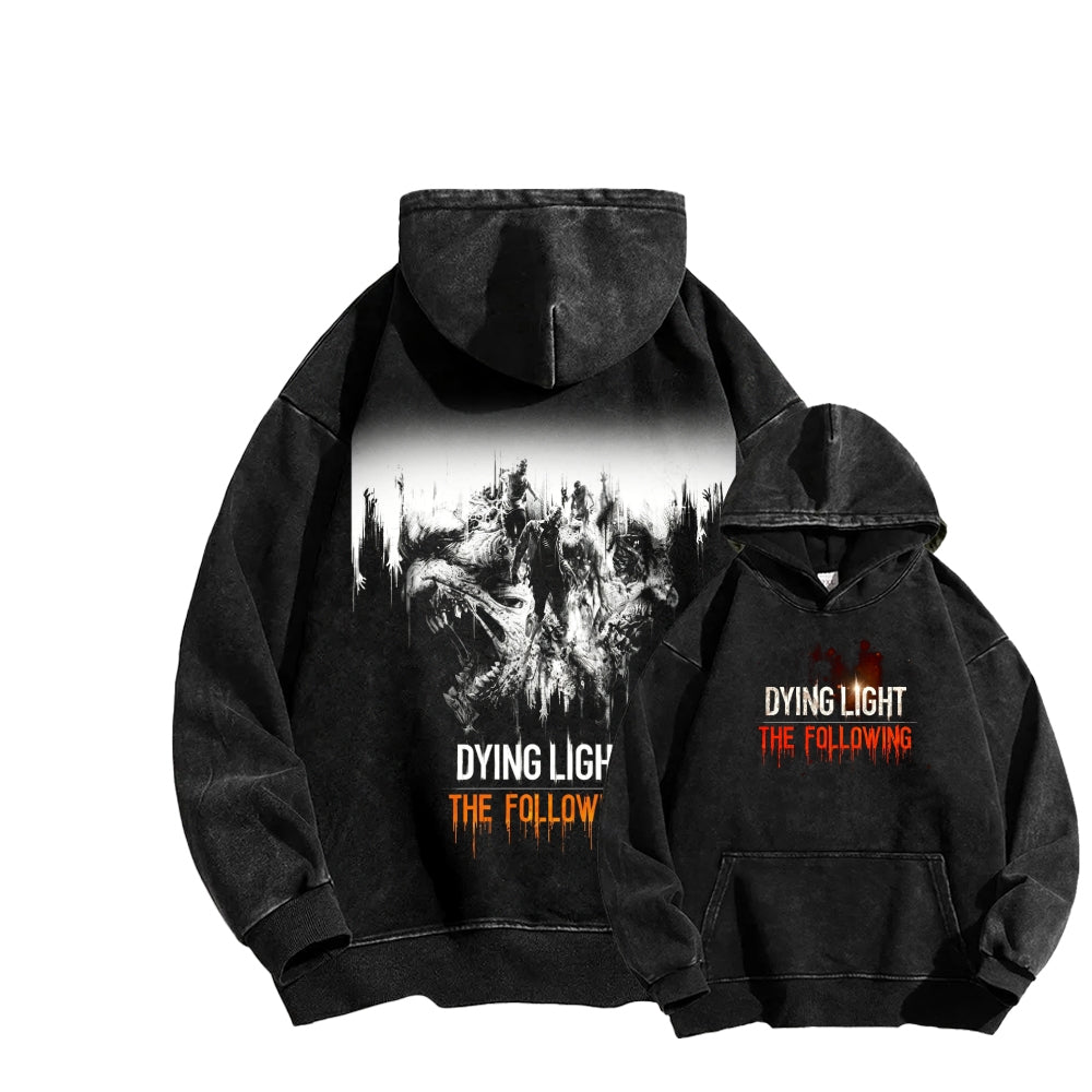 Dying Light Unisex Washed Hoodie 2605000987