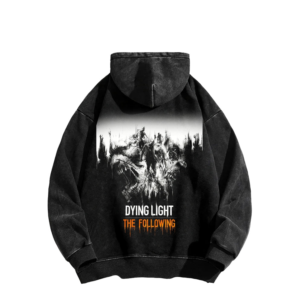 Dying Light Unisex Washed Hoodie 2605000987