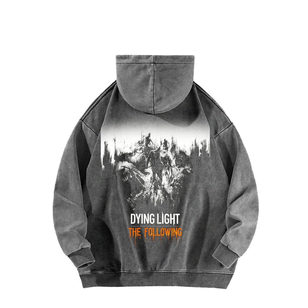 Dying Light Unisex Washed Hoodie 2605000987