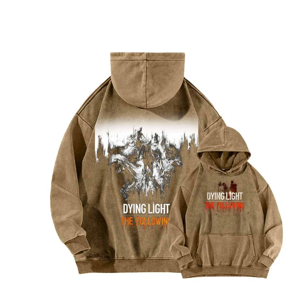 Dying Light Unisex Washed Hoodie 2605000987
