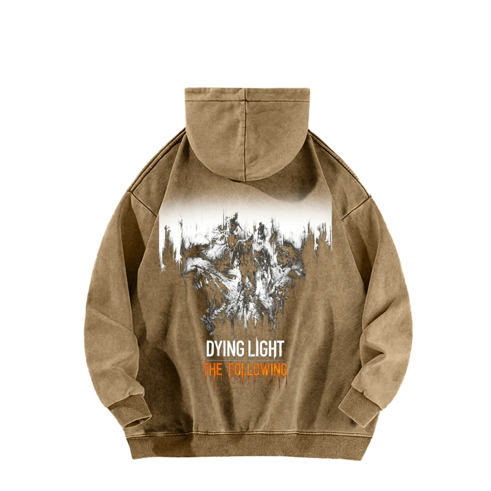 Dying Light Unisex Washed Hoodie 2605000987