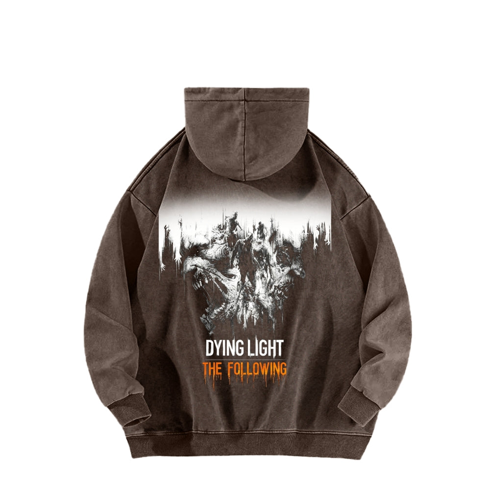 Dying Light Unisex Washed Hoodie 2605000987