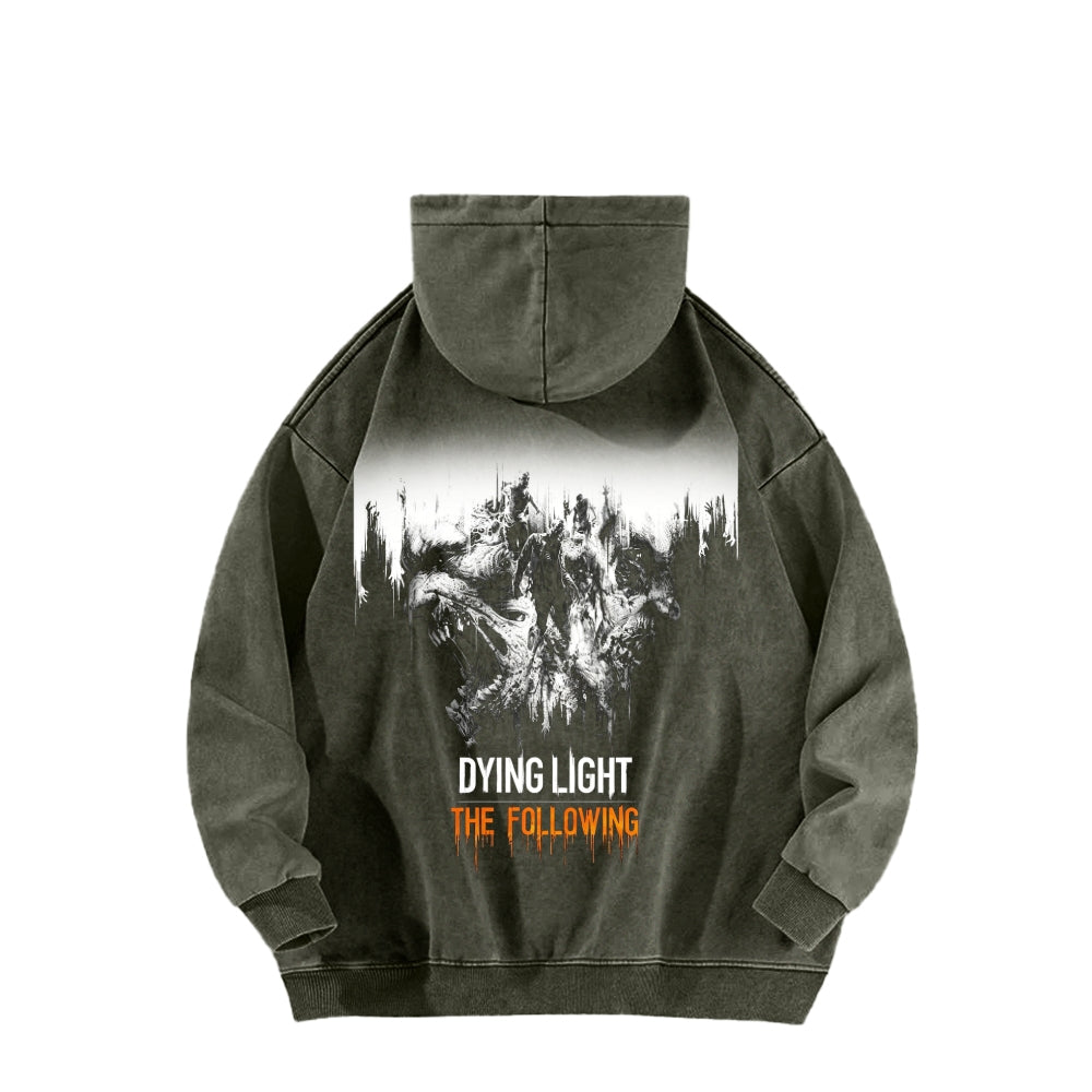 Dying Light Unisex Washed Hoodie 2605000987