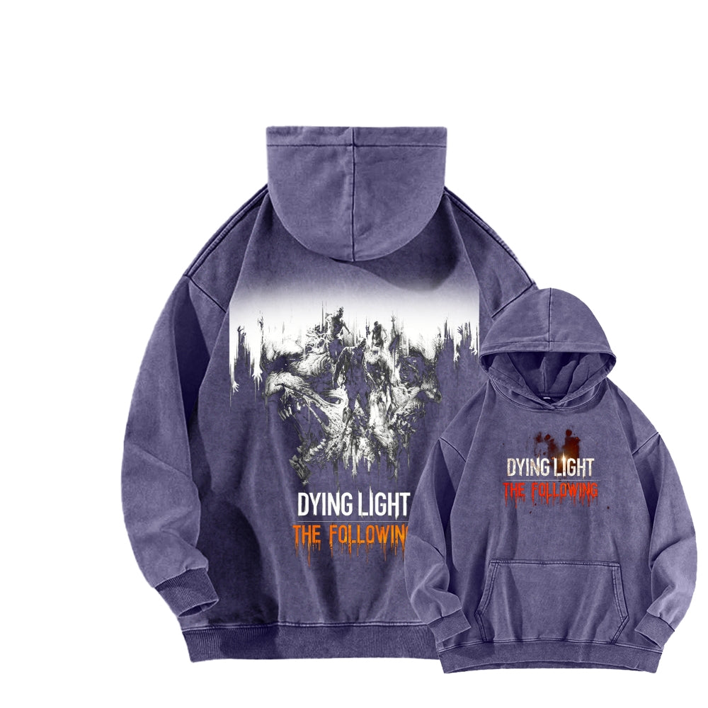 Dying Light Unisex Washed Hoodie 2605000987