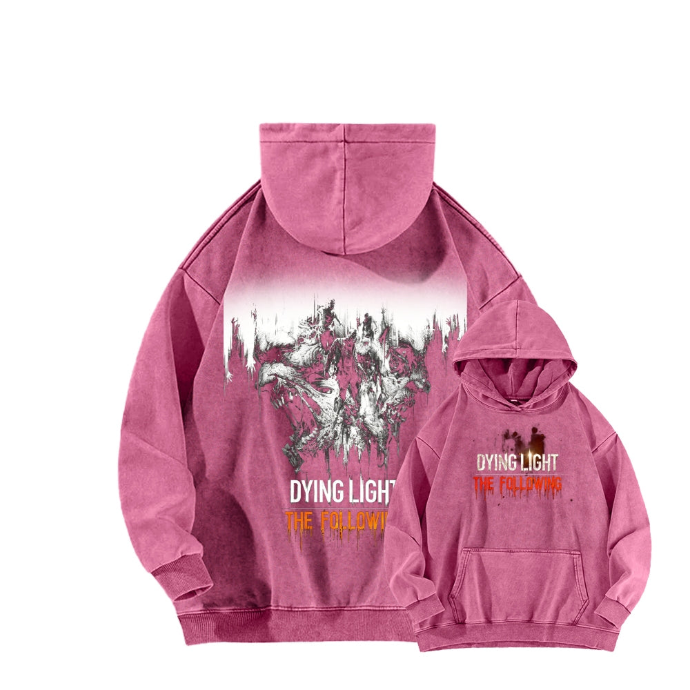Dying Light Unisex Washed Hoodie 2605000987