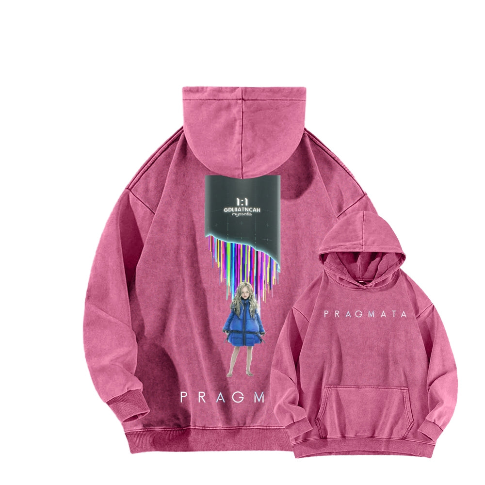 Pragmata Unisex Washed Hoodie 2605001761