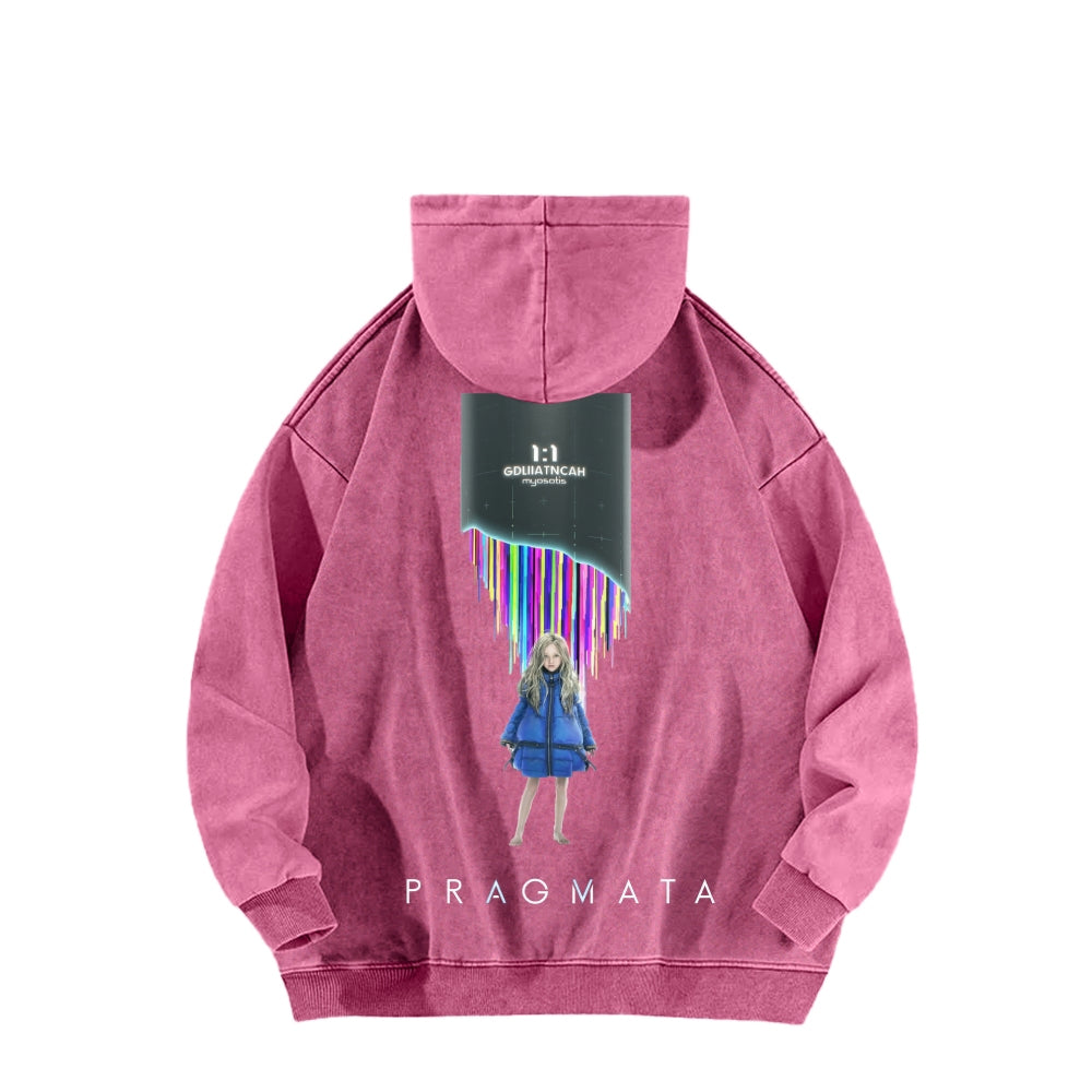 Pragmata Unisex Washed Hoodie 2605001761