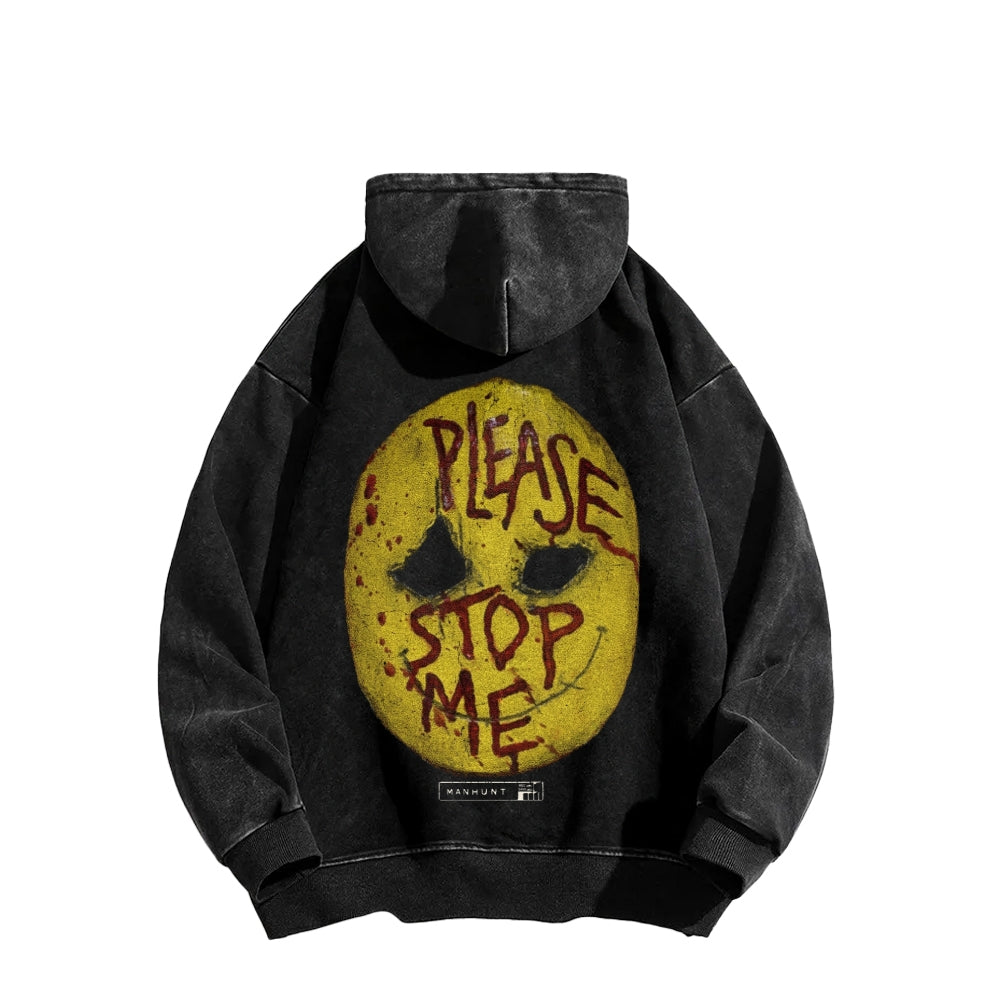 Manhunt Unisex Washed Hoodie 2605005018