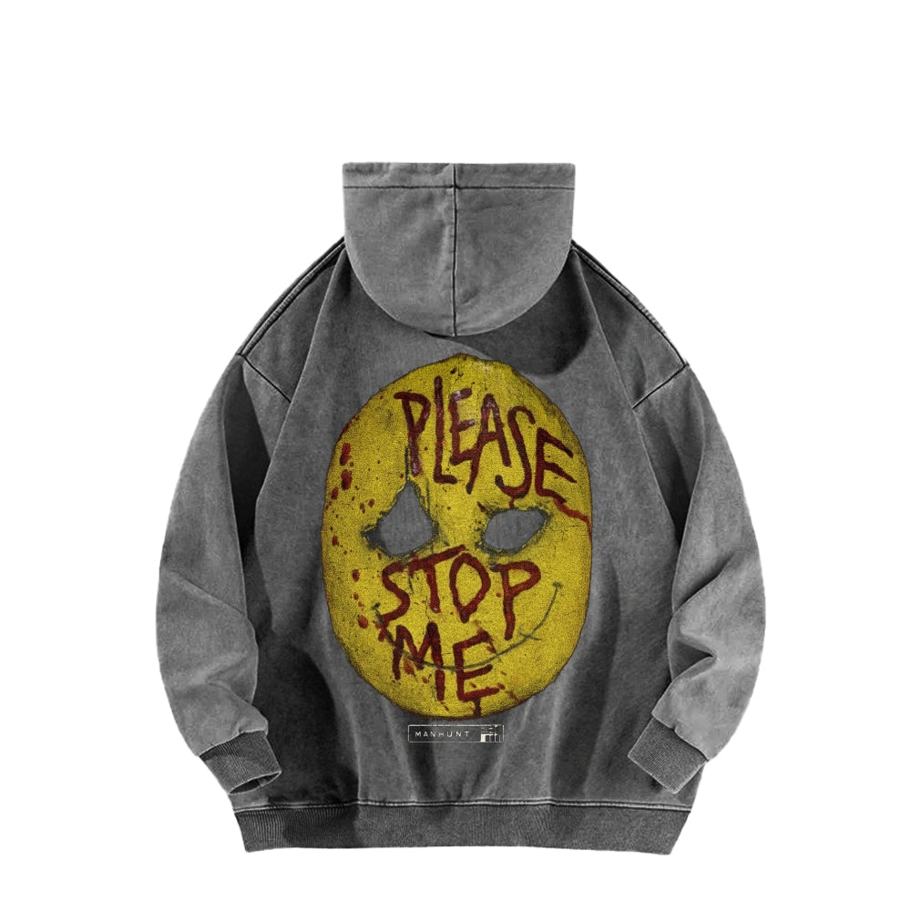 Manhunt Unisex Washed Hoodie 2605005018