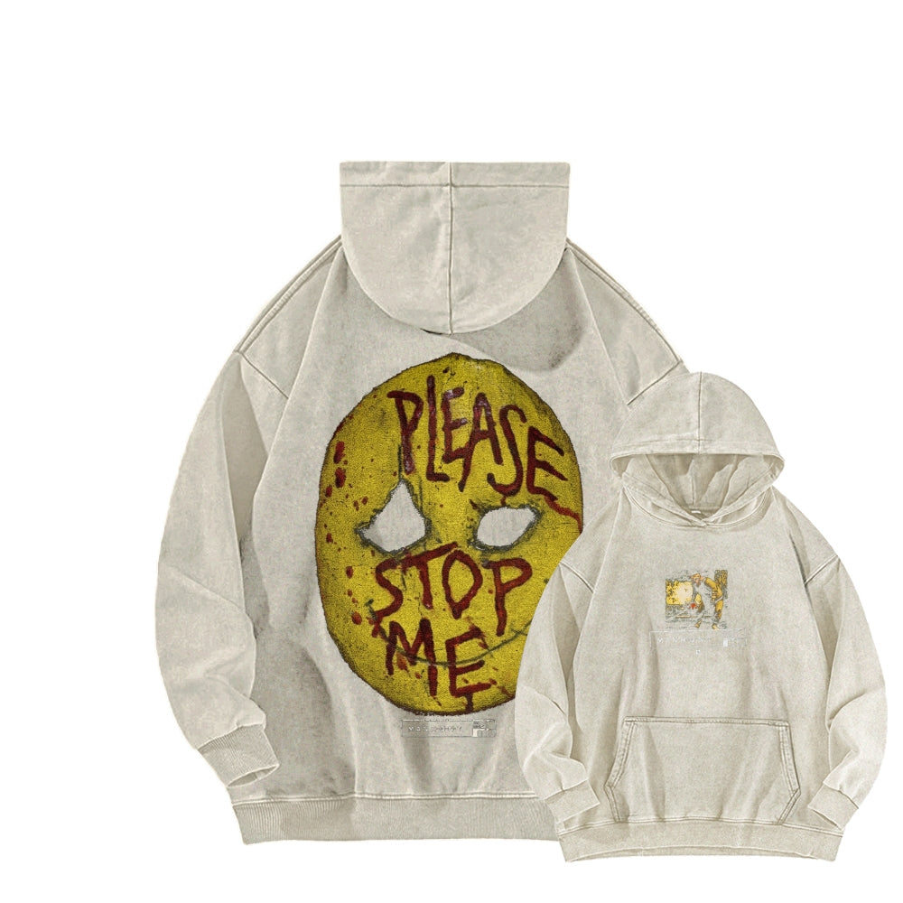 Manhunt Unisex Washed Hoodie 2605005018