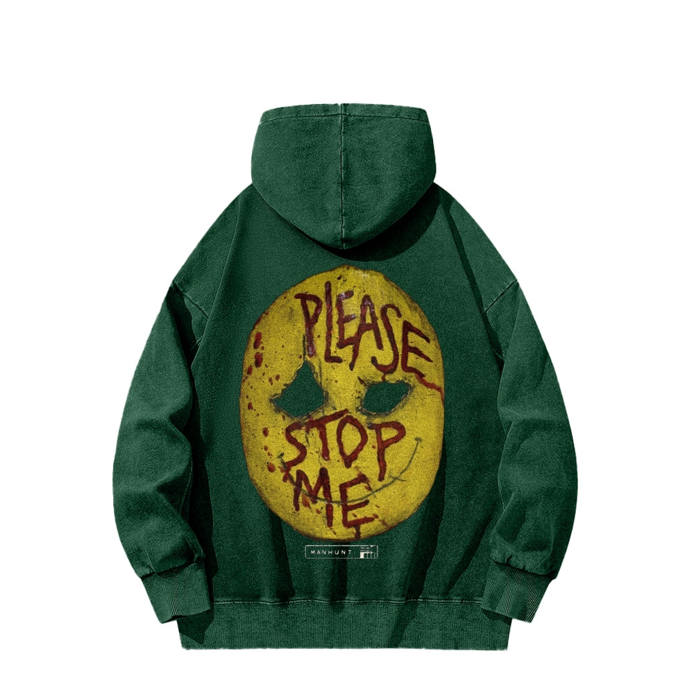 Manhunt Unisex Washed Hoodie 2605005018
