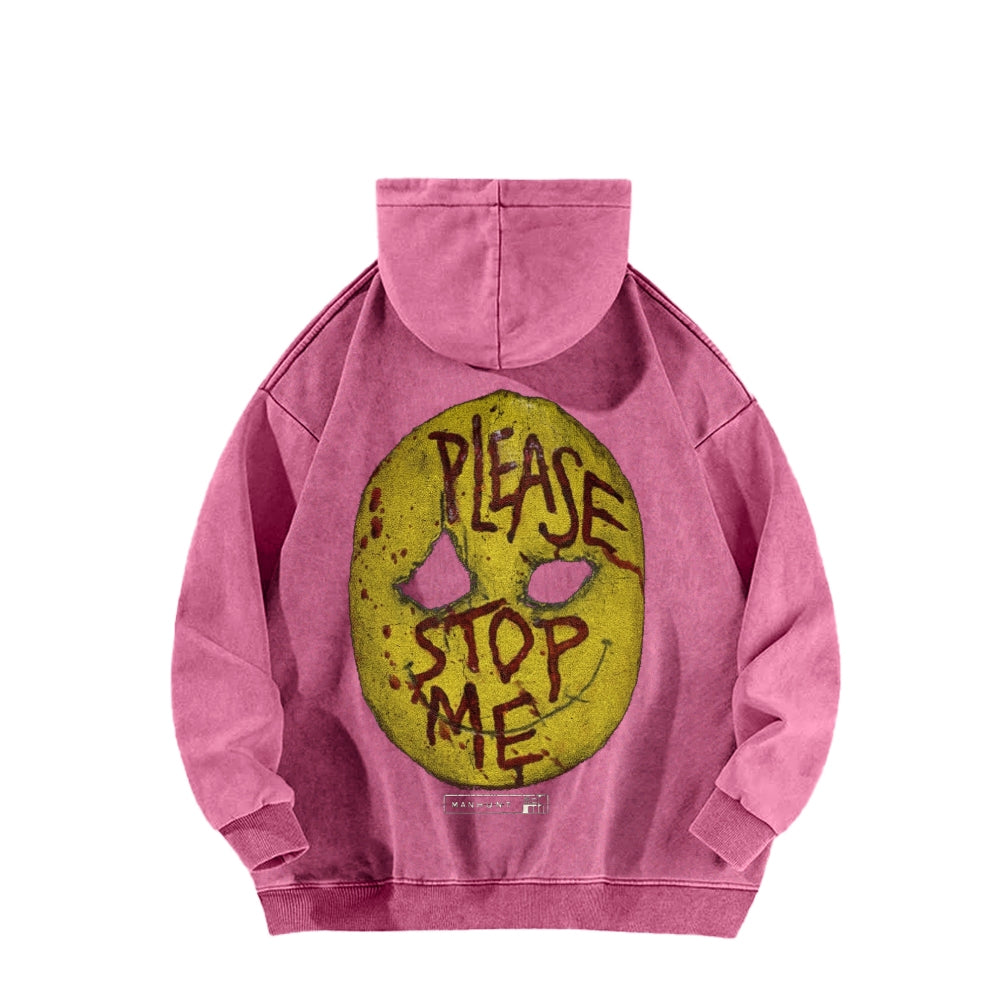 Manhunt Unisex Washed Hoodie 2605005018