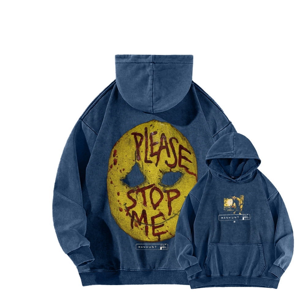 Manhunt Unisex Washed Hoodie 2605005018