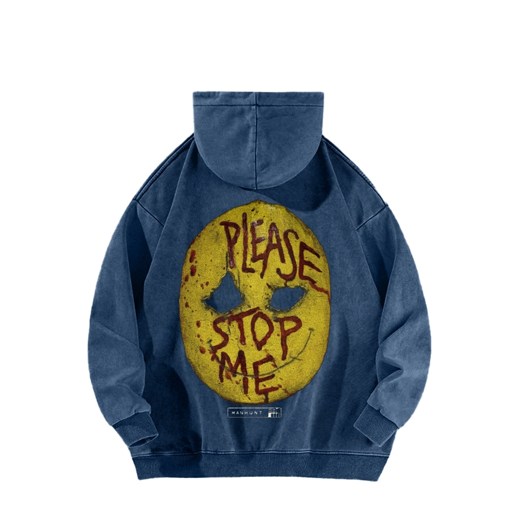 Manhunt Unisex Washed Hoodie 2605005018