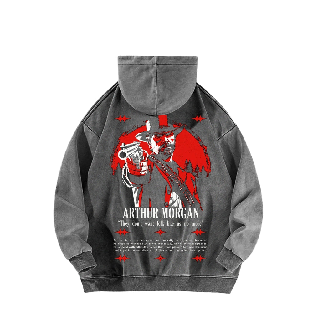 Red Dead Redemption Unisex Washed Hoodie 2605006939