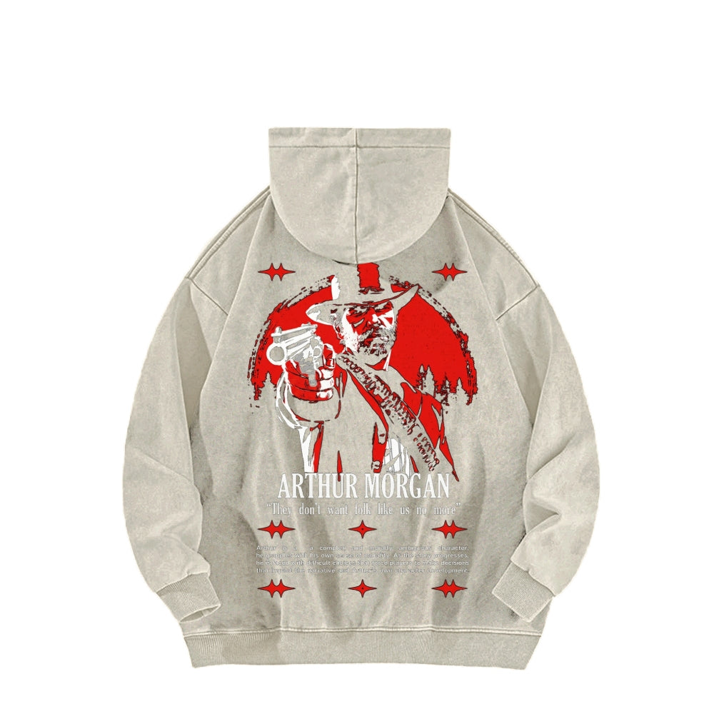 Red Dead Redemption Unisex Washed Hoodie 2605006939