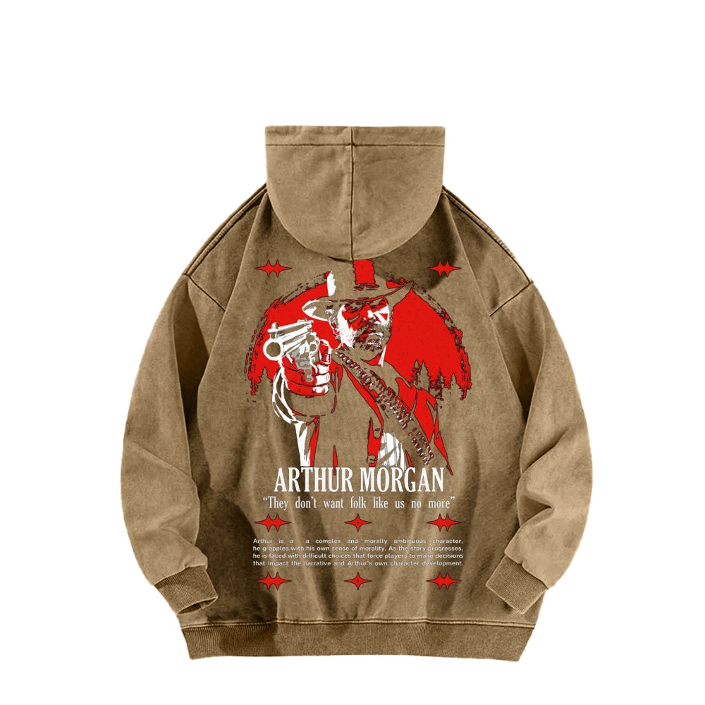 Red Dead Redemption Unisex Washed Hoodie 2605006939