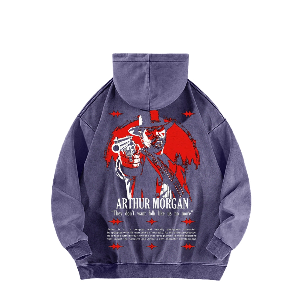 Red Dead Redemption Unisex Washed Hoodie 2605006939