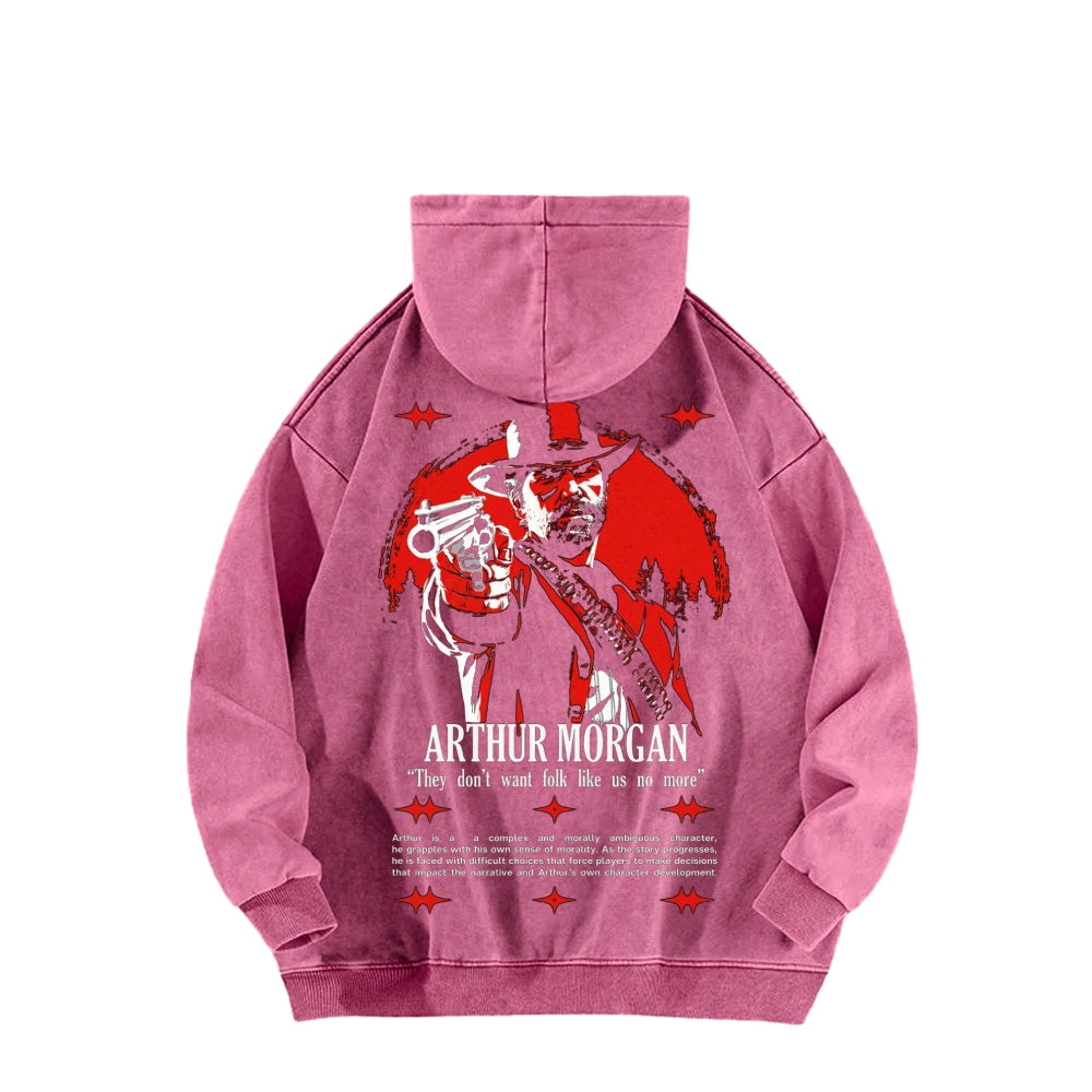 Red Dead Redemption Unisex Washed Hoodie 2605006939