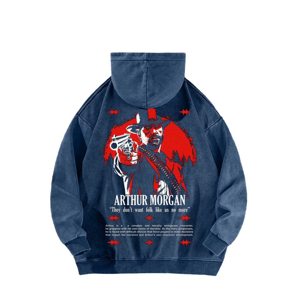 Red Dead Redemption Unisex Washed Hoodie 2605006939