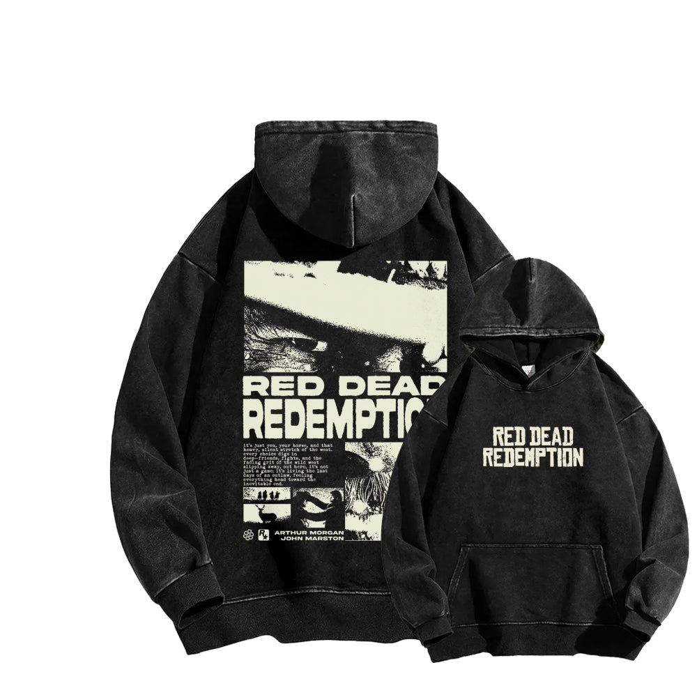 Red Dead Redemption Unisex Washed Hoodie 2605006944