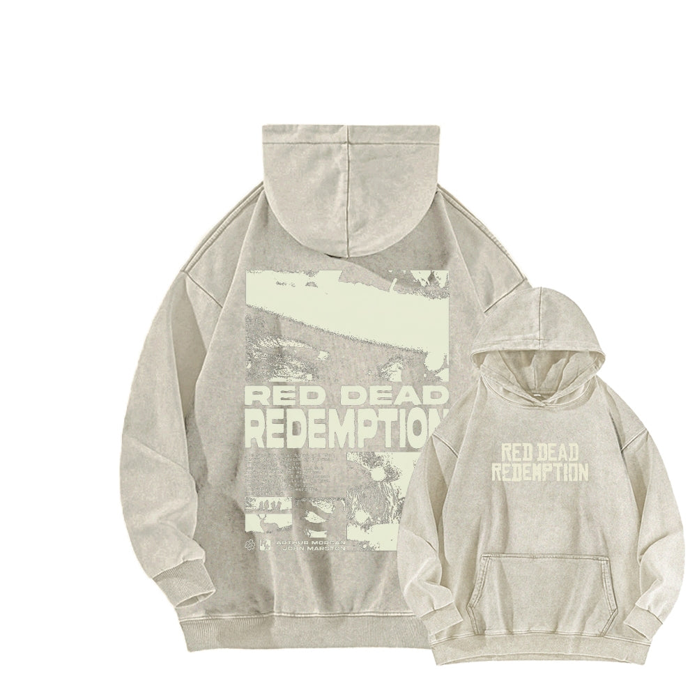 Red Dead Redemption Unisex Washed Hoodie 2605006944