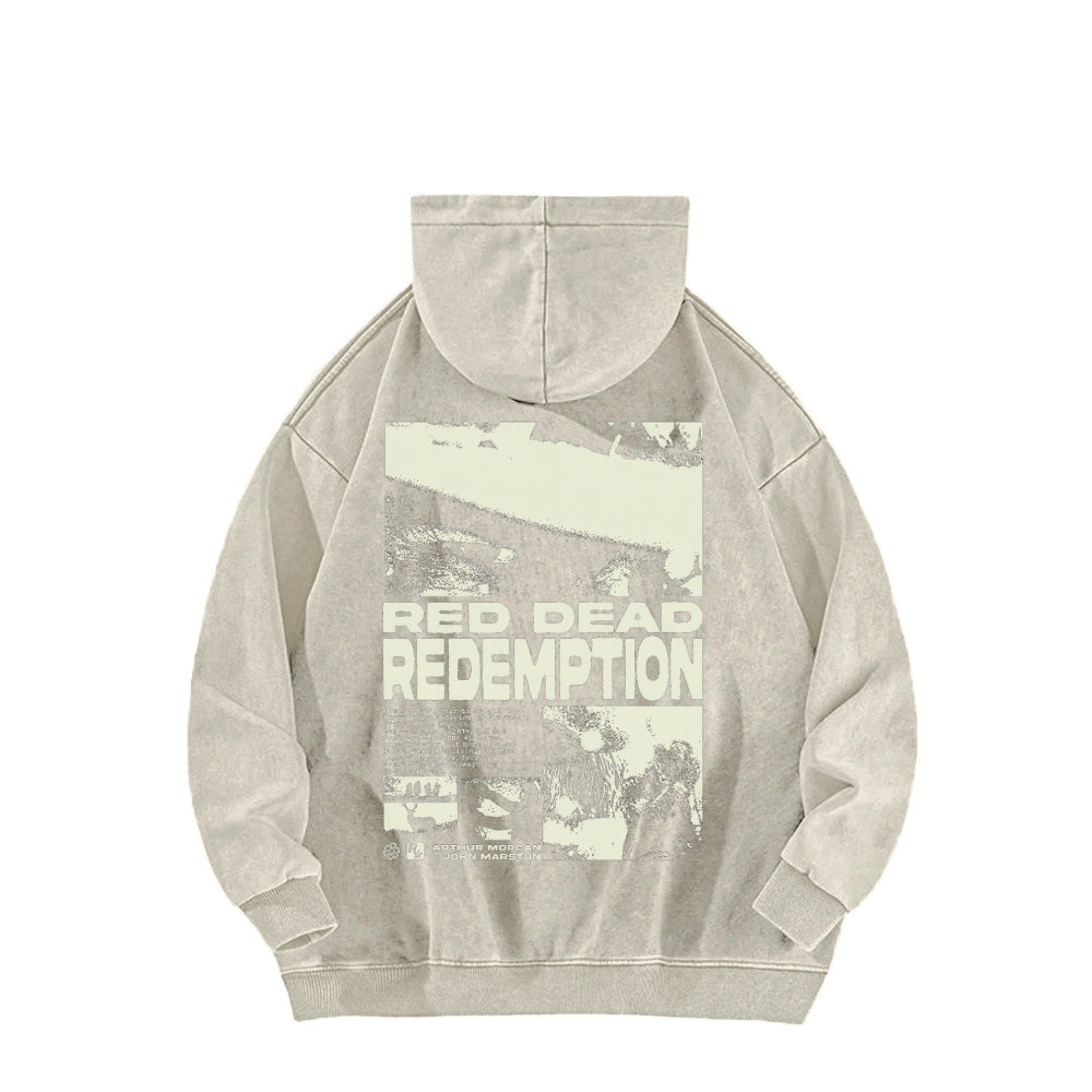 Red Dead Redemption Unisex Washed Hoodie 2605006944