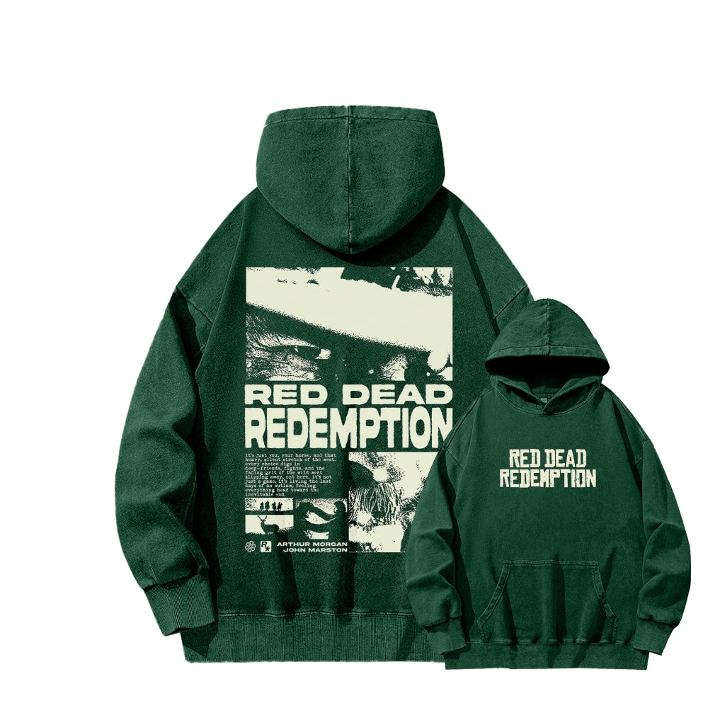 Red Dead Redemption Unisex Washed Hoodie 2605006944
