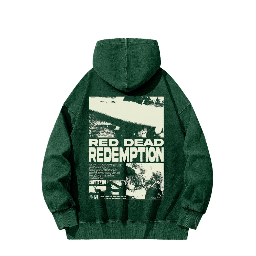Red Dead Redemption Unisex Washed Hoodie 2605006944