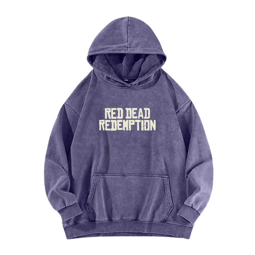 Red Dead Redemption Unisex Washed Hoodie 2605006944