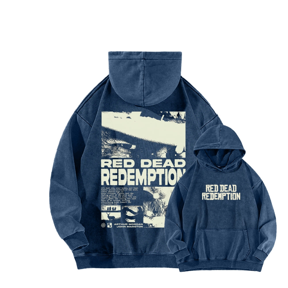 Red Dead Redemption Unisex Washed Hoodie 2605006944