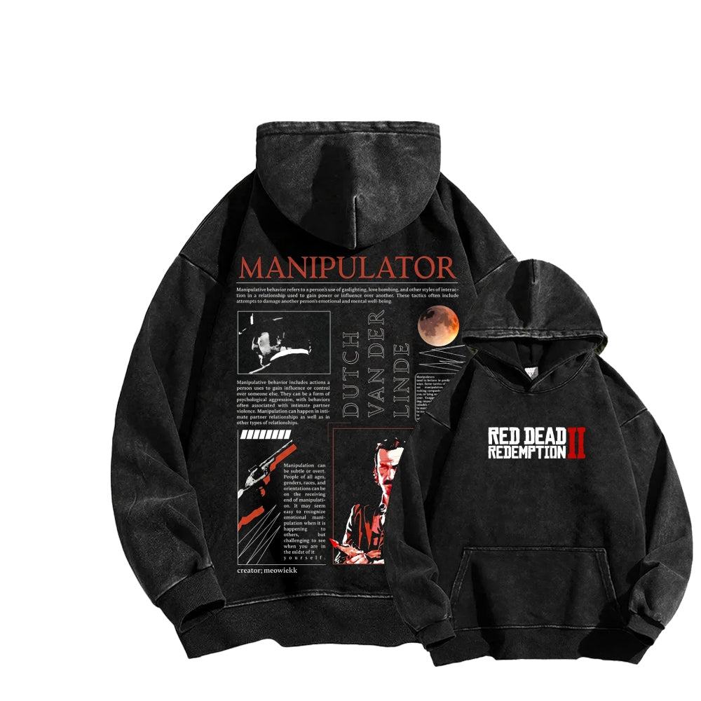 Red Dead Redemption Unisex Washed Hoodie 2605006973