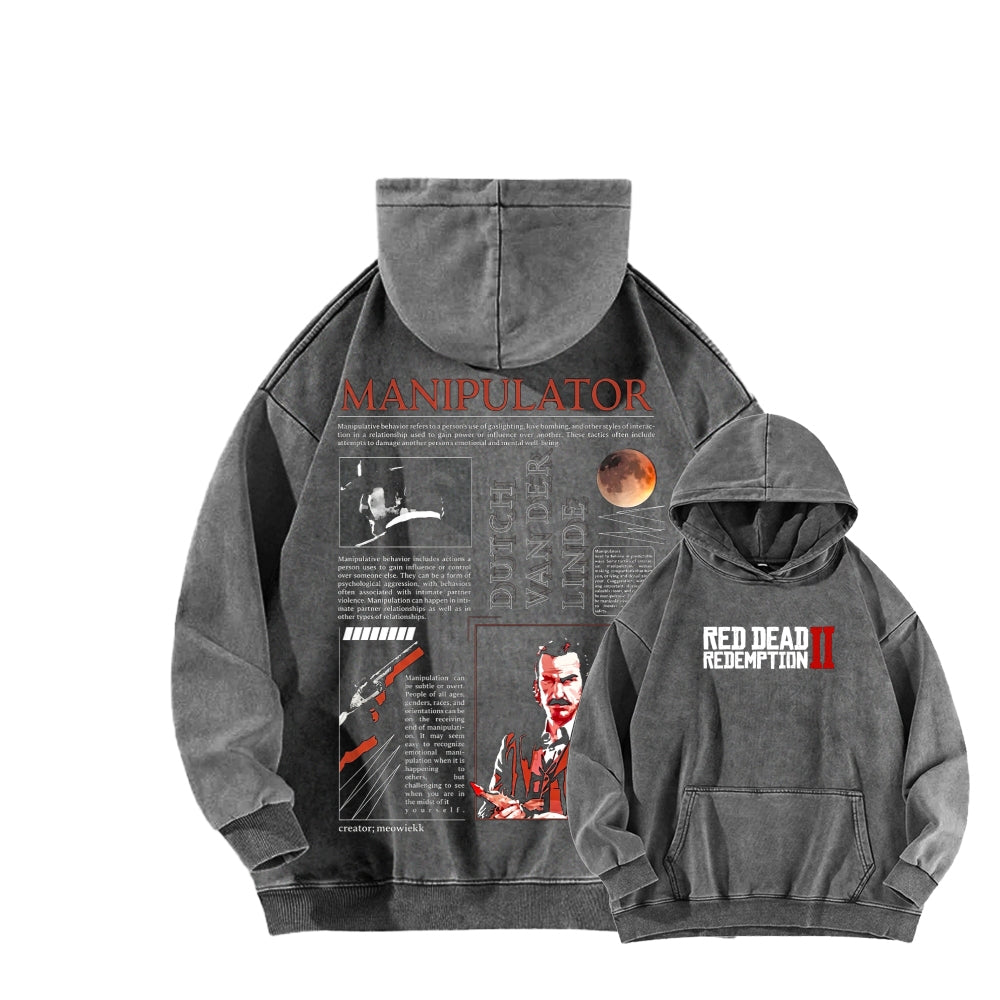 Red Dead Redemption Unisex Washed Hoodie 2605006973