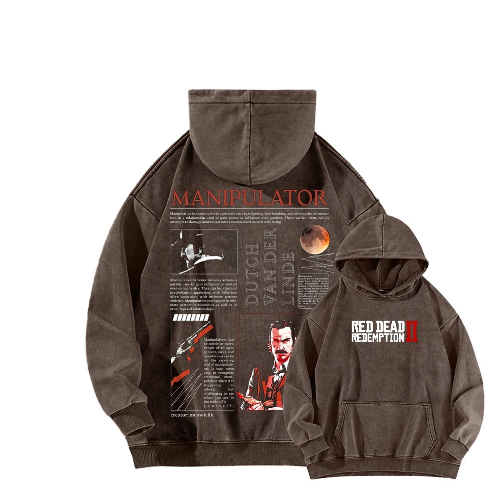 Red Dead Redemption Unisex Washed Hoodie 2605006973