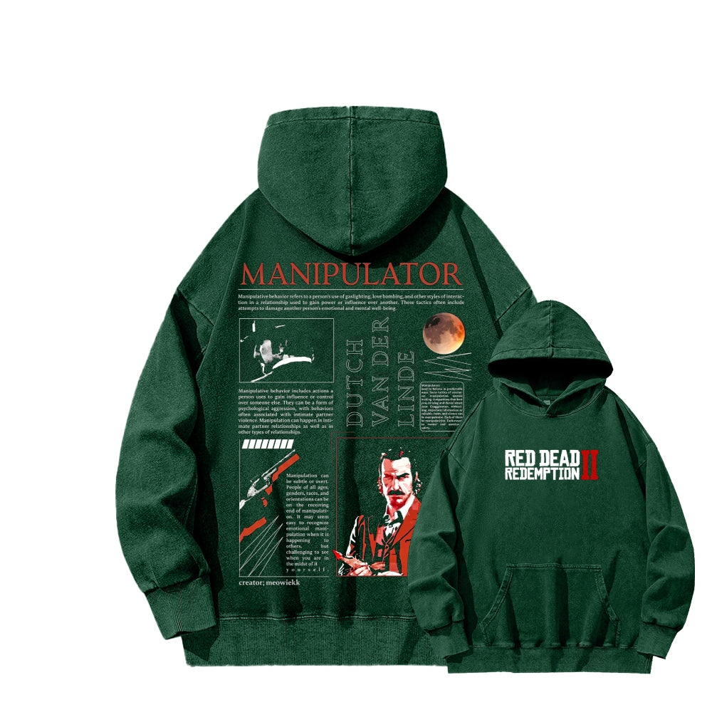 Red Dead Redemption Unisex Washed Hoodie 2605006973