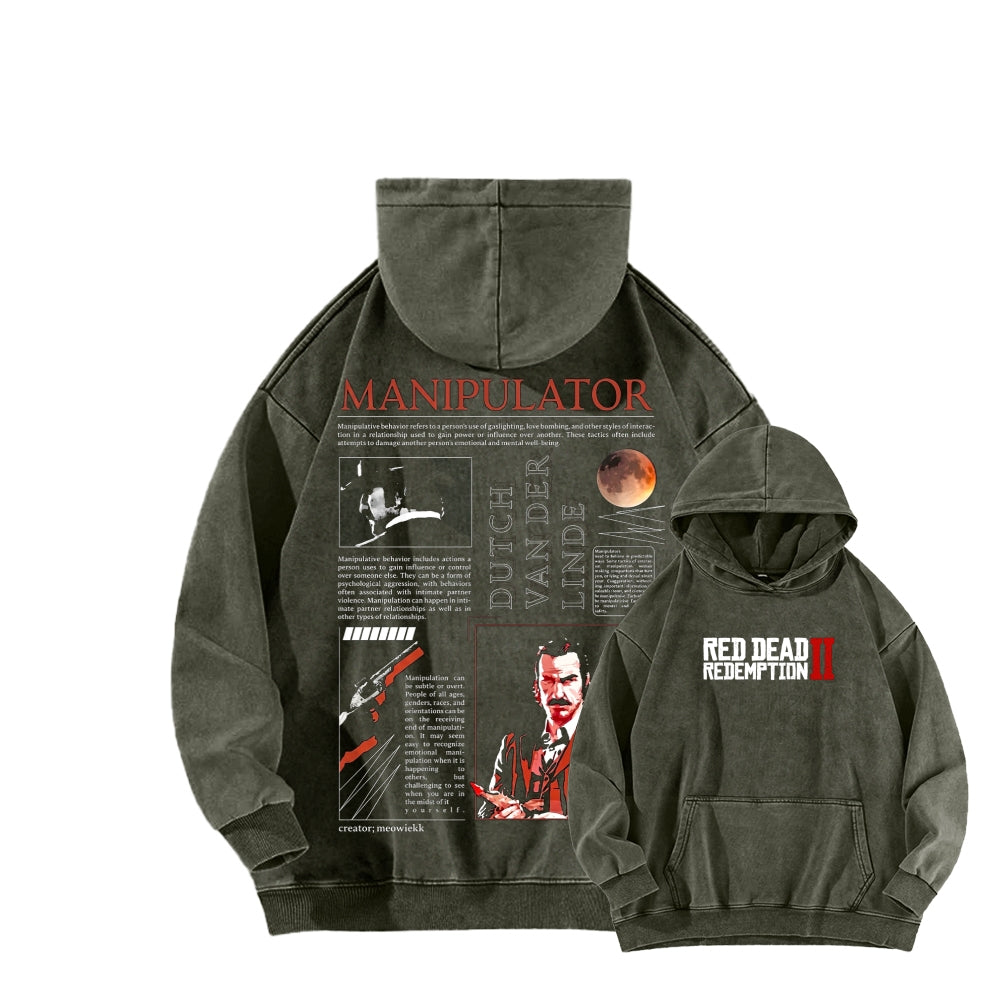 Red Dead Redemption Unisex Washed Hoodie 2605006973