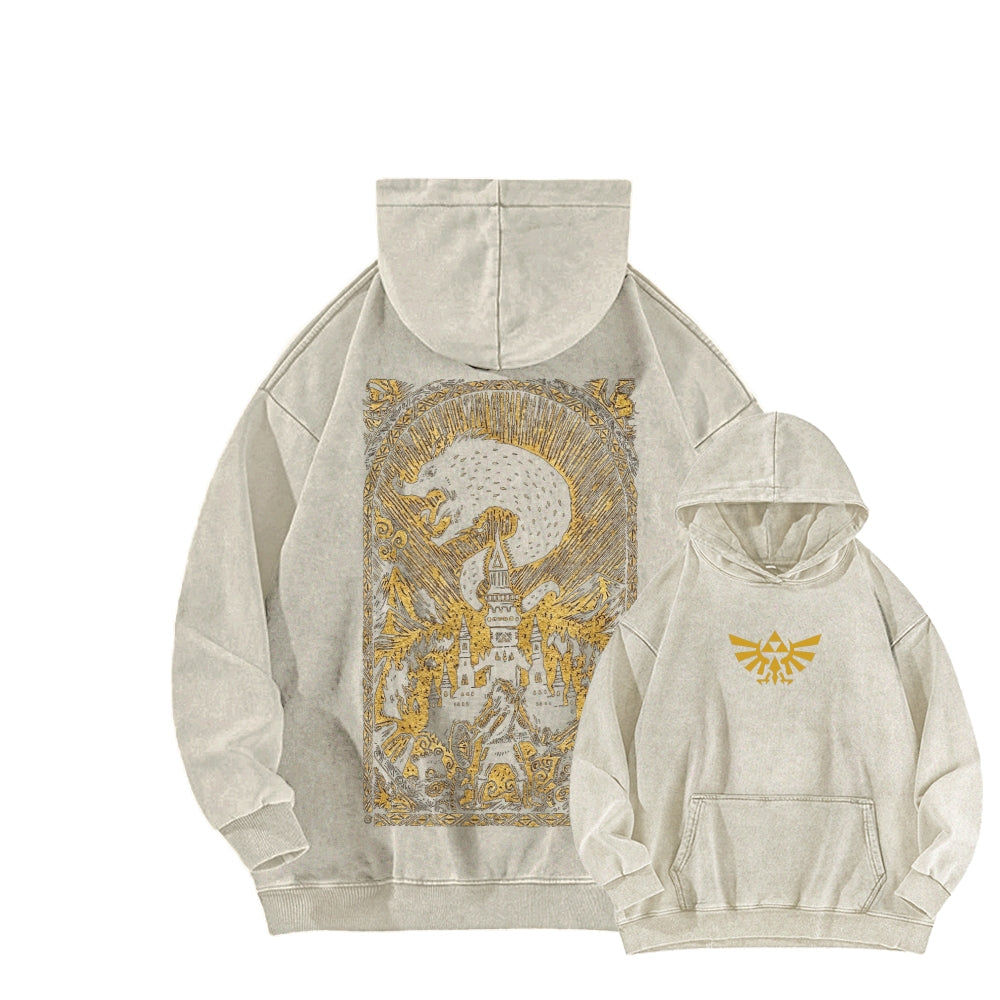 The Legend of Zelda Unisex Washed Hoodie 2605010411