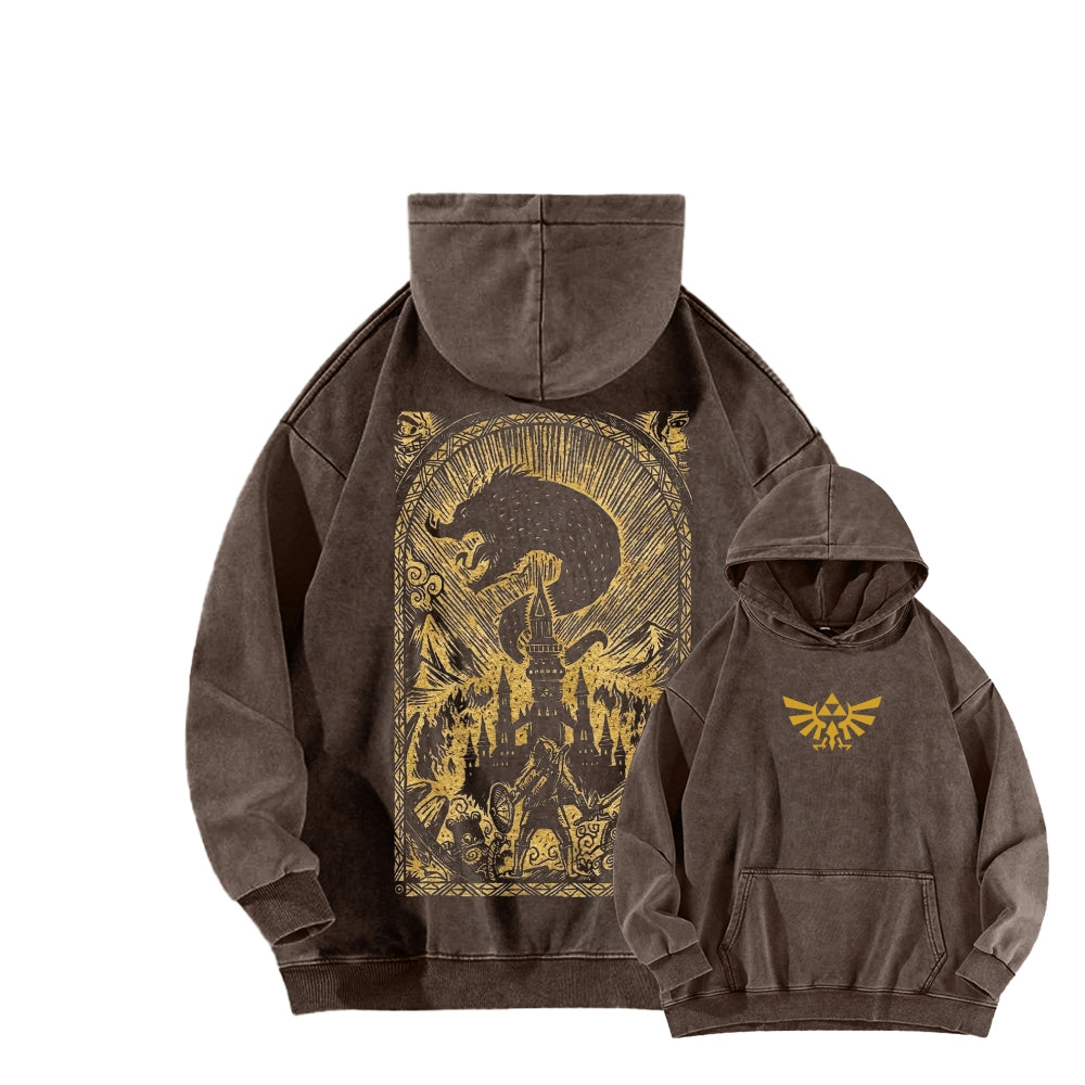 The Legend of Zelda Unisex Washed Hoodie 2605010411