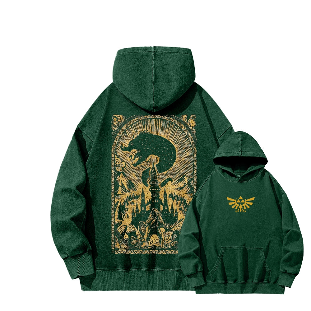 The Legend of Zelda Unisex Washed Hoodie 2605010411
