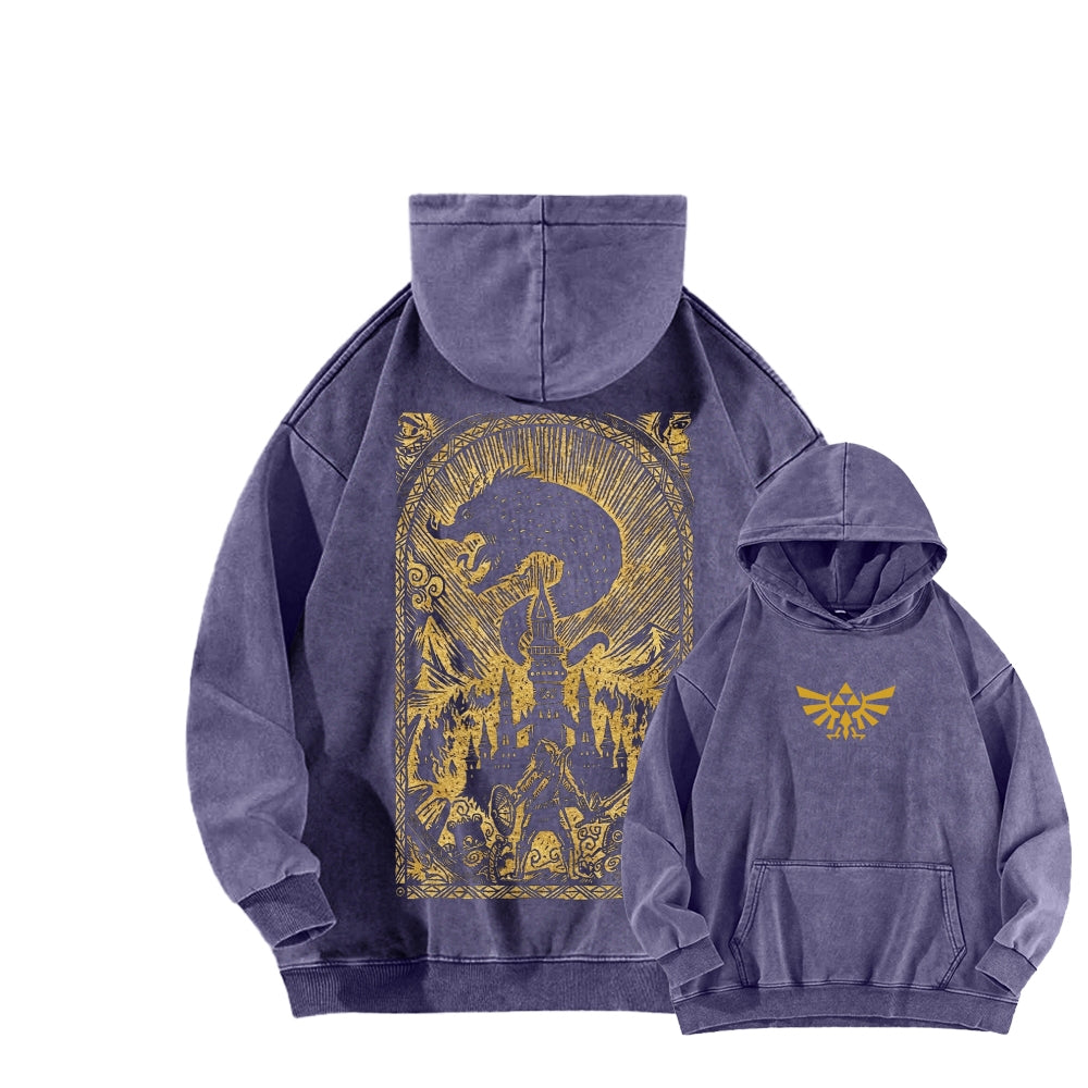 The Legend of Zelda Unisex Washed Hoodie 2605010411