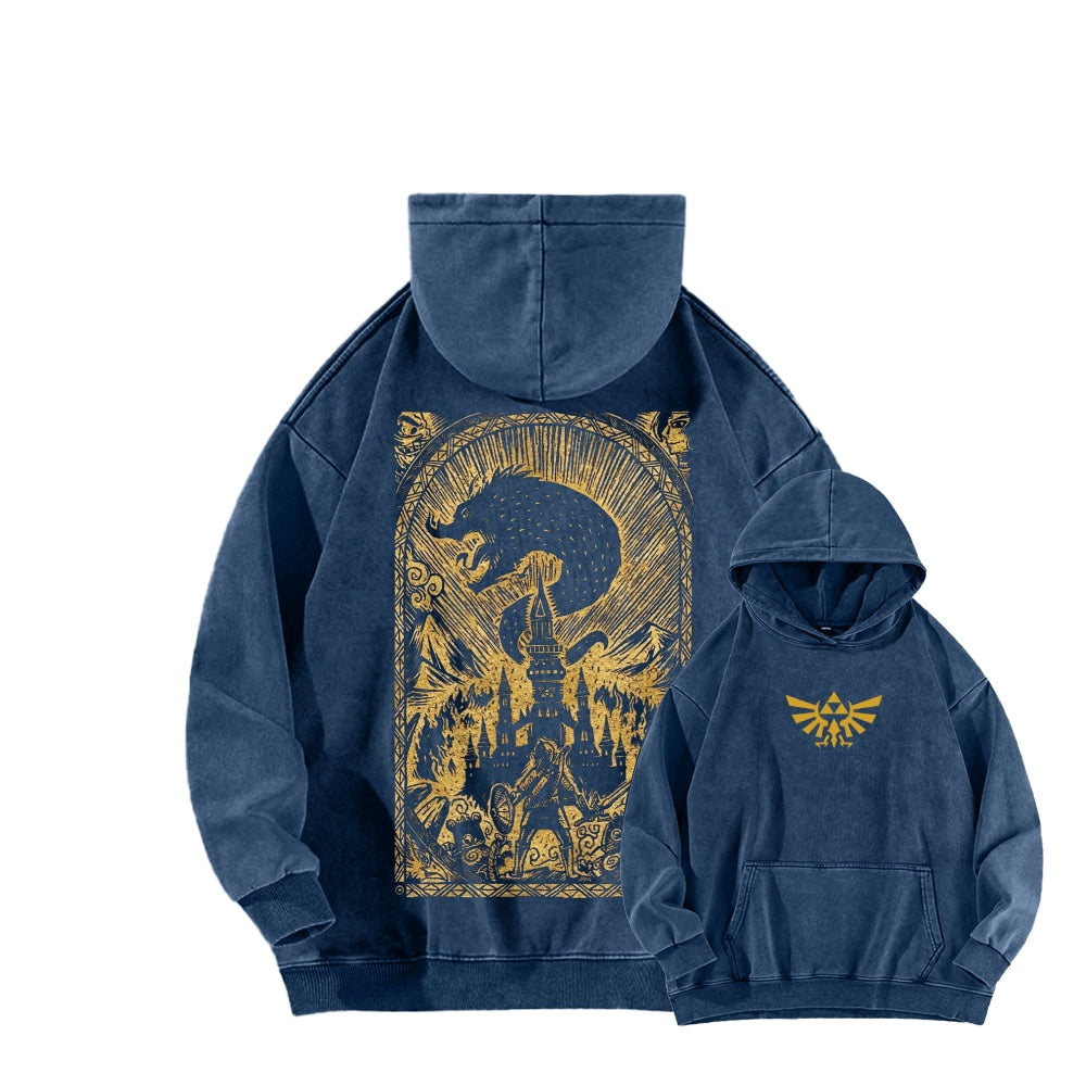 The Legend of Zelda Unisex Washed Hoodie 2605010411