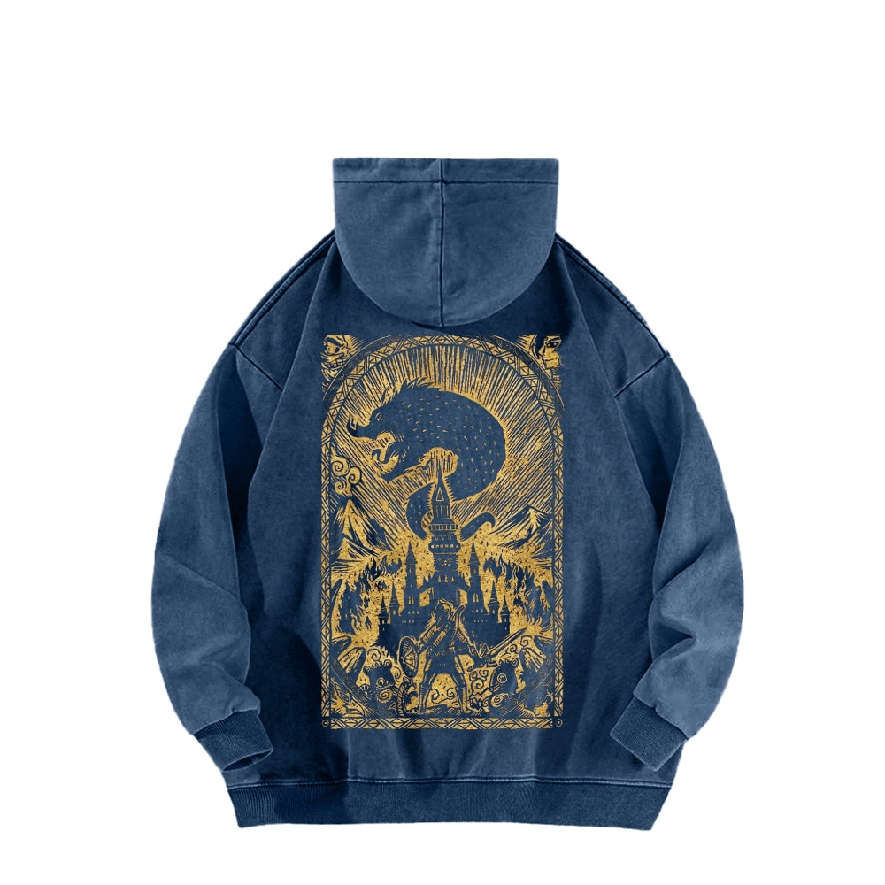The Legend of Zelda Unisex Washed Hoodie 2605010411