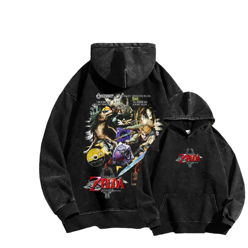 The Legend of Zelda Unisex Washed Hoodie 2605010420