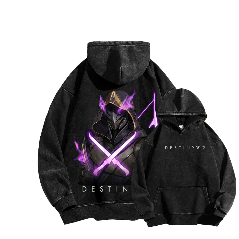 Destiny Unisex Washed Hoodie 2605015663
