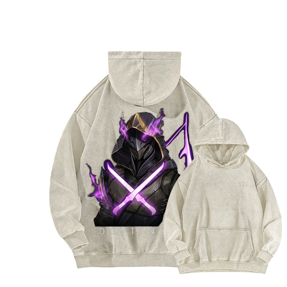 Destiny Unisex Washed Hoodie 2605015663